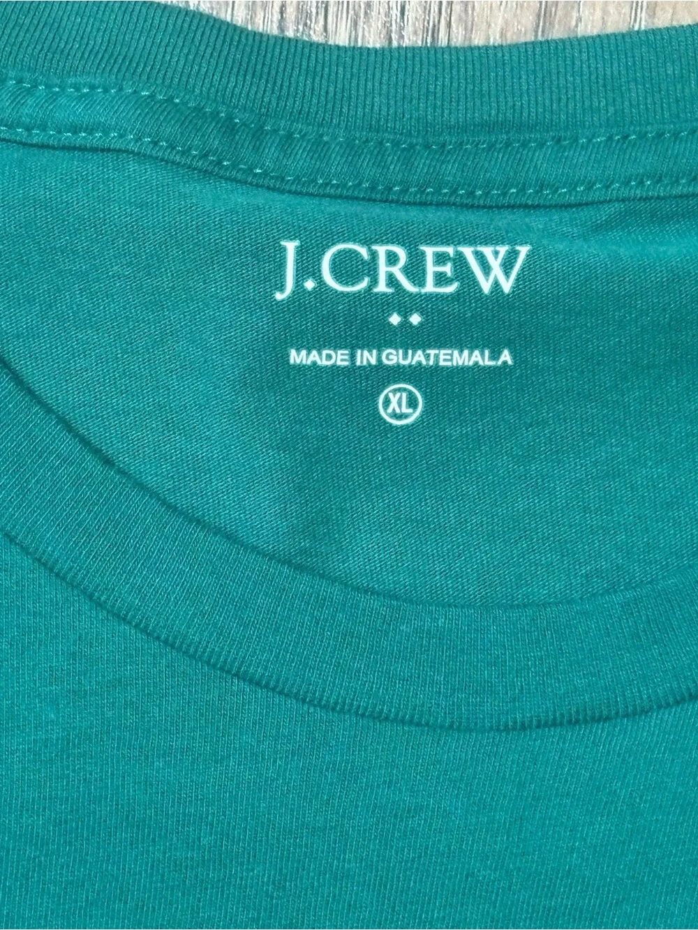 J.Crew Football Graphic T-Shirt Mens XL Green 1983 Heritage Crewneck Tee